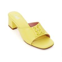 ราคา O B รองเท้าหนังแท้ส้นสูง รุ่น ABBEY HEELS IN ELECTRIC YELLOW 10111203E09549B191FYLXX (20070031668)