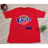 ราคา เสื้อยืดคอกลมผ้า cotton สกรีนลาย แฟนต้า Fanta เสื้อยืดผู้ชาย แฟชั่นและเรียบง่าย (17963176667)