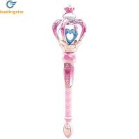 ราคา LEADINGSTAR มงกุฎของเล่นมีไฟ Ledลูกคริสตัลหมุนได้มีเสียงเพลงเรืองแสงไฟฟ้าไม้กายสิทธิ์กระพริบได้สำหรับเด็กผู้หญิง cod (11507392118)