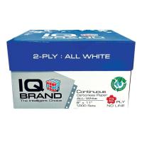 ราคา IQ Brand กระดาษต่อเนื่องเคมีขาว 9x11 2 ชั้น (21351258081)