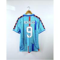 ราคา RETRO BARCELONA 1996 AWAY SHIRT X RONALDO Barcelona Retro Jersey football jersey (13702700184)