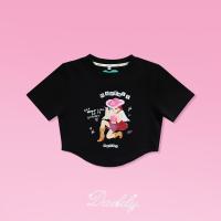 ราคา DADDY Haven t Crop Top เสื้อครอปท็อป สกรีนรูปเวนดี้คาวบอย สีดำ (17362694684)