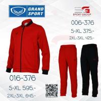 ราคา ชุดวอร์มแบบเป็นเซ็ต เสื้อวอร์ม กางเกงวอร์ม แกรนด์สปอร์ต Grand Sport Set 01637 006376 (11759846237)