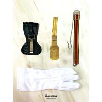 ราคา สายชายกระบี่ นายร้อย สายโยงกระบี่ พู่กระบี่ พู่ดิ้นสีทอง ถุงมือขาวทหาร พู่ห้อยกระบี่นายร้อยทหารบก ตำรวจ (17193482553)