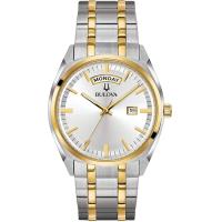 ราคา Bulova Mens Classic Stainless Steel Watch with Day Date Classic Quartz Two Tone Stainless Steel Bracelet Two Tone (18996163641)