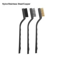 ราคา สแตนเลสขนาดเล็กลบแปรงสนิมทองเหลืองทำความสะอาดขัดโลหะแปรงทำความสะอาดเครื่องมือบ้านลวดทองเหลืองแปรงไนลอน (12111285882)