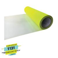 ราคา แผ่นรีดลงเสื้อรีดร้อน cutting flex เฟล็กซ์พียู สีเหลืองสะท้อนแสง เฟล็กสกรีนเสื้อ (13685151373)