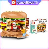 ราคา Sembo Block 601055 เลโก้ร้านฟาสต์ฟู้ด พร้อมมินิฟิกเกอร์ 1ตัว จำนวน 209 ชิ้น (9917498321)