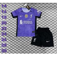ราคา ชุด ลิเวอร์พูล Liverpool ชุดเด็ก 2024 ชุดกีฬาราคาถูกเหนือผ้า polyester เป็นชุด เสื้อพร้อมกางเกง (21383772223)