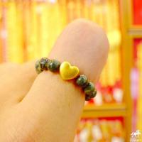 ราคา แหวนหัวใจทอง หินแท้ น้ำหนักทอง 0 1 กรัม ทองคำแท้ 99 99 24K (16435649127)