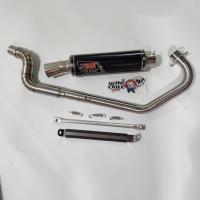 ราคา ZERN YOSHI ท่อสูตร ทรงZ คอสแตนเลส304 ปลายแป๊บ เหล็กยึดท่อ สายรัดท่อ สปริง SONIC ปลายดำ (14743870771)