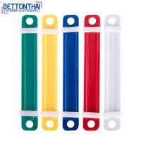ราคา Deli 5548 Fasteners ลิ้นแฟ้มพลาสติก สีสันสดใส แพคกล่อง 50 ชิ้น มี 5 สี ลิ้นแฟ้ม อุปกรณ์สำนักงาน เครื่องเขียน แฟ้ม (1712266719)
