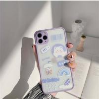 ราคา เคสขอบเเข็ง เคสโทรศัพท์มือ เคสหลัการ์ตูนด้านขอบสีรุ่น iphone6 6s 7 8 SE 7P 8P X Xs Xs Max 11 11Pro11Promax 12 12pro 868 (9834154703)