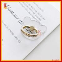 ราคา พร้อมส่งใน 1 วัน KornMall iRing ห่วงติดโทรศัพท์ แหวน ห่วง เพชร ติดโทรศัพท์ แบบใส หมุนได้ 360 องศา ใชตั้งโทรศัพท์ได้ ลาย แมว หมี หัวใจ ดอกไม้ (17093437035)