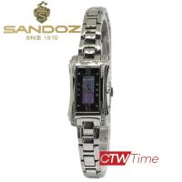 ราคา Sandoz นาฬิกาข้อมือผู้หญิง สายสแตนเลส รุ่น SD99268SS03 สีเงิน หน้าปัดดำ (3026002560)