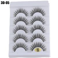 ราคา 5210A SKONHED 5 Pairs แฮนด์เมด หลากสไตล์ Wispy Flared ธรรมชาติยาว ขนตาปลอม 3D Faux Mink Hair ต่อขนตา กากบาด (16285753375)