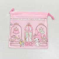 ราคา Sunniegiftshop พร้อมส่ง ถุงผ้าหูรูดลายการ์ตูน ผ้าลื่น Kitty Melody Sanrio (11753859854)