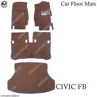 ราคา พรมรถ CIVIC FB ปี2012 2014 พรมปูพื้นรถยนต์ HONDA CIVIC FB พรมรถยนต์ พรมเข้ารูป (1096054722)