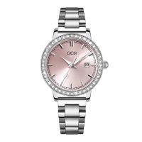 ราคา Gedi Light Luxury Stainless Steel Womens Watch Calendar Waterproof High Sense Watch Womens Quartz Watch Wholesale (21141340756)
