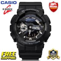 ราคา ต้นฉบับ G Shock GA110 ผู้ชายกีฬานาฬิกาคู่แสดงเวลา 200 เมตรกันน้ำกันกระแทกเวลาโลก LED แสงอัตโนมัติรับประกัน 4 ปี GA 110 1B ใหม่แท้ (19174690828)