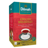 ราคา Dilmah English Breakfast Tea ดิลมา อิงลิช เบรกฟาสต์ ชาศรีลังกา 2กรัม x 25ซอง (133452789)
