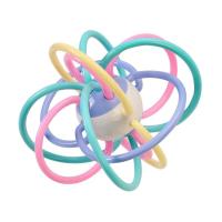 ราคา ตราช้าง ยางกัด ยางกัดเด็ก นึ่งได้ปลอดสารปลอดภัยสุดๆยางกัดเส้นสีพาสเทลสำหรับเด็กมีเสียงเวลาเขย่า 680 (14837113357)