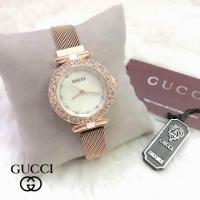 ราคา นาฬิกาข้อมือgucci นาฬิกาสายแม่เหล็ก Magnet สายติดล็อคด้วยแม่เหล็ก ไม่ต้องใช้ตัวล็อค ไม่มีหลุด ขนาดหน้าปัด 32 mm สินค้า มีถ่านสำรอง ผ้าเช็ด ถุงผ้า แถมให้นะคะ (18671007493)