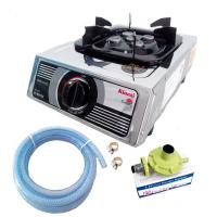 ราคา Rinnai เตาแก๊สตั้งโต๊ะ หัวเทอร์โบ 1 หัว รุ่น RY 9001TBS หัวปรับแก๊ส L 325 พร้อมสายแก๊ส (9171752)