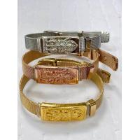 ราคา สร้อยข้อมือข้อมือ สายนาฬิกา กำไลท้าวเวส ข้อมือท้าวเวสสุวรรรณ ปรับได้ เงิน ทอง นาก (19662199779)