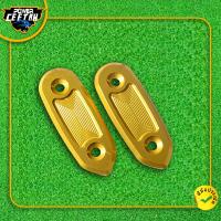 ราคา อุดกระจก YAMAHA R15M R3 R15 allnew แผ่นปิดรูกระจกแต่ง พร้อมน๊อตครบชุด งานcnc สีสวยๆ (20968191512)