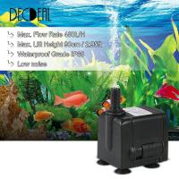 ราคา Decdeal 450l H 6 วัตต์ปั๊มน้ำดำน้ำสำหรับพิพิธภัณฑ์สัตว์น้ำโต๊ะน้ำพุบ่อสวนน้ำและระบบไฮโดรโพนิที่มี 2 หัวฉีด AC220 240V (19663452462)