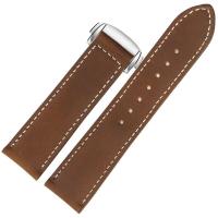 ราคา สายนาฬิกาหนังแทน ORIS Oris Aviation Series Mens Diving Retro สายหนังฝ้าสีน้ำตาล (19668657954)