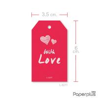 ราคา 555paperplus กระดาษรูปหัวใจ การ์ดหัวใจ Tag หัวใจ Tag valentine สติ๊กเกอร์ valentine (17441872098)