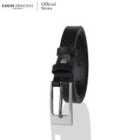 ราคา Louis Montini Out of this world Womens belt เข็มขัดหนังแท้ เข็มขัดแฟชั่น เข็มขัดผู้หญิงหนังแท้ MGW223 (5464494578)