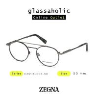 ราคา ลดกระหน่ำ กรอบแว่นสายตา Ermenegildo Zegna รุ่น EZ5118 008 50 ทรงปรอทกลม ดีไซน์สะพานคู่ น้ำหนักเบา ใส่สบาย (20757106553)