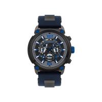 ราคา POLICE นาฬิกาข้อมือผู้ชาย Armor Mens Analog Quartz Watch with Silicone Bracelet รุ่น PL 14378JSU 13P นาฬิกาข้อมือ (18182639440)