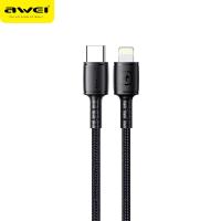 ราคา Awei CL 117T PD 100W Type C เพื่อชาร์จข้อมูล Transfe สายชาร์จเร็ว1เมตรสำหรับ Apple MacBook Air M1 SAMSUNG S20 S21 Note 10 Huawei Matebook iPad Pro 4 2020 Ipad Pro 2021 chromebook Realme 6 6i Huawei P3