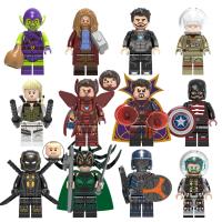 ราคา Compatible with LEGO Marvel Avengers Alliance Iron Man Thanos Ant Man Black Panther US Team Thor Spider Figure Building Blocks (20213819673)