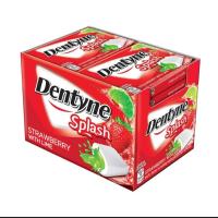 ราคา เดนทีน สแปลช หมากฝรั่ง รสสตรอว์เบอร์รี่ สอดไส้ไลม์ 8 เม็ด x 16 แผง รหัส 234474 (19217083283)