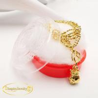 ราคา Inspire Jewelry ชุดเซ็ท สร้อยคอทอง และจี้ถุงทอง หุ้มทองแท้ 100 24K ขนาด 17 18 นิ้วพร้อมกล่องทอง (130278819)