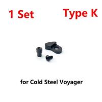 ราคา 1เซ็ตปรับพับได้อย่างรวดเร็วแบบกำหนดเอง Kwik สกรูหัวเจาะสำหรับ Cold Steel Coldsteel Recon1 Voyager ตะขอเปิดเร็วทำ DIY (19473592516)