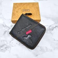 ราคา กระเป๋าสตางค์ผู้ชายซิปรอบ หนังวัวแท้100 ทั้งใบ กระเป๋าสตางค์แนววินเทจ สุดเท่ กระเป๋าสตางค์ผู้ชายคลาสสิค ทรงสวยมากๆ พร้อมกล่อง (19371935604)