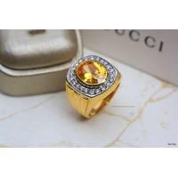 ราคา ManeeNopparut มณีณพรัช แหวนชายเหลืองบุษราคัม รุ่น RMM55 (638082984)