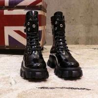 ราคา RLW806 35 43ขนาดขนาดใหญ่รองเท้าผู้หญิง41 Super Hot รองเท้าสั้นผู้หญิง42หนาด้านล่างความสูงที่เพิ่มขึ้นรองเท้าบู้ตหนังมัฟฟินด้านล่างที่อ่อนนุ่ม Lace Up Dr Martens รองเท้าบูท (8427766412)