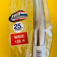 ราคา คอท่อเลส WAVE125 wave125r คอ 25 สแตนเลสแท้ (9165223496)