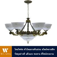 ราคา โคมไฟช่อ โคมไฟระย้า ไฟห้อย รุ่น WL 9020 6 3 (809284318)