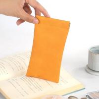 ราคา Lulufafa PU ถุงผ้าใส่แว่นตา ฝาปิดแม่เหล็ก ปิดอัตโนมัติ ซองใส่แว่นตา ซองหนังใส่แว่น กันน้ํา สําหรับใส่แว่นตากันแดด (21294165287)