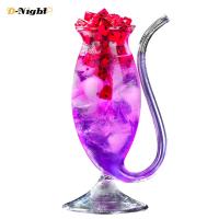 ราคา D Night COD Quick Delivery Clear แวมไพร์ทนความร้อนน้ำผลไม้ไวน์ถ้วยแก้วดื่มเครื่องดื่ม Straw Home Bar (8866759000)