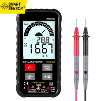 ราคา Smart Sensor ET8132 2 88นิ้วมือถือดิจิตอลความแม่นยำสูงมัลติมิเตอร์AC DCความต้านทานกระแสแรงดันไฟฟ้าความถี่เครื่องวัดความจุไฟฟ้าอัตโนมัติTrue RMS 6000นับพร้อมไฟฉายLEDฟังก์ชั่น (4943146014)