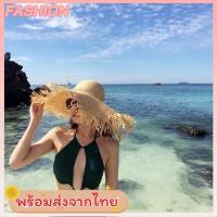 ราคา พร้อมส่งจากไทย หมวกสาน หมวก หมวกบังแดด กันUV แฟชั่น เที่ยวทะเล หมวกชายหาด สไตล์วินเทจ (20608526941)